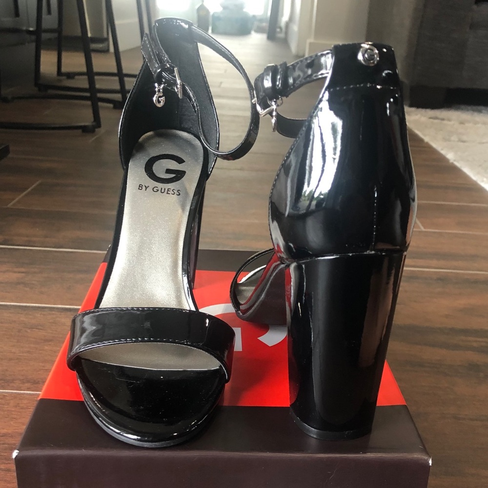 NWT G By Guess Women’s Size 8 Heels Black - Picture 4 of 4